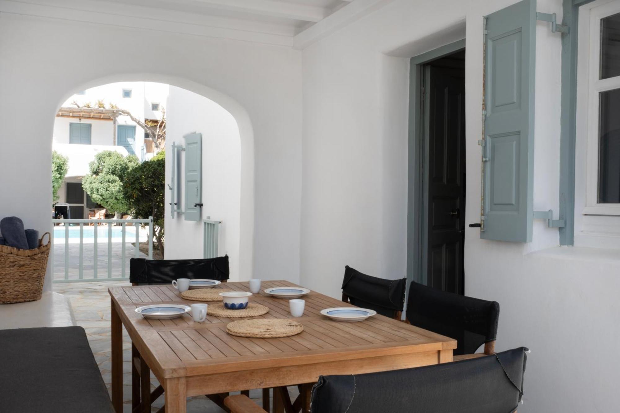 Mykonian Style W Shared Pool Houses & Nighttime Security Guard أورنوس المظهر الخارجي الصورة